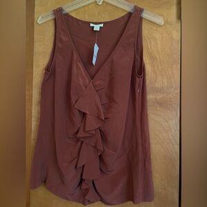 JCrew silk sleeveless top